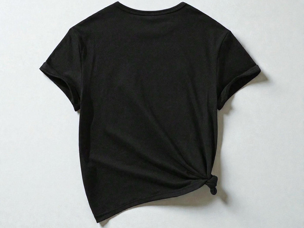 Girls' Smiley Face Graphic Tee | Playful Kids' Shirt