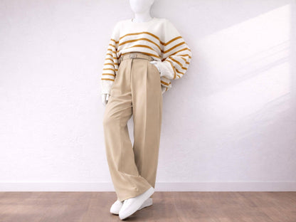 High Waist Pleated Wide Leg Trousers | Comfort Meets Chic for Effortless Style