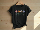Floral Graphic Tee | Women's Short Sleeve Flower Print T-Shirt JuChachaShop