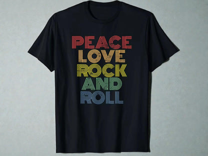 Love & Peace Graphic Tee | Unisex Hippie Art Shirt
