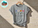 Floral Graphic Tee | Women's Short Sleeve Flower Print T-Shirt JuChachaShop