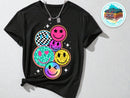 Girls' Smiley Face Graphic Tee | Playful Kids' Shirt JuChachaShop