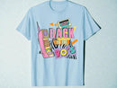 90s Graphic Tee | Retro Cassette & Phone Print JuChachaShop