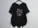 Plus Size Floral Graphic Tee | Women's Loose Fit Top JuChachaShop