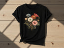 Floral Graphic Tee | Soft Stretch Fabric, Botanical Print JuChachaShop