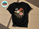 Floral Graphic Tee | Soft Stretch Fabric, Botanical Print JuChachaShop
