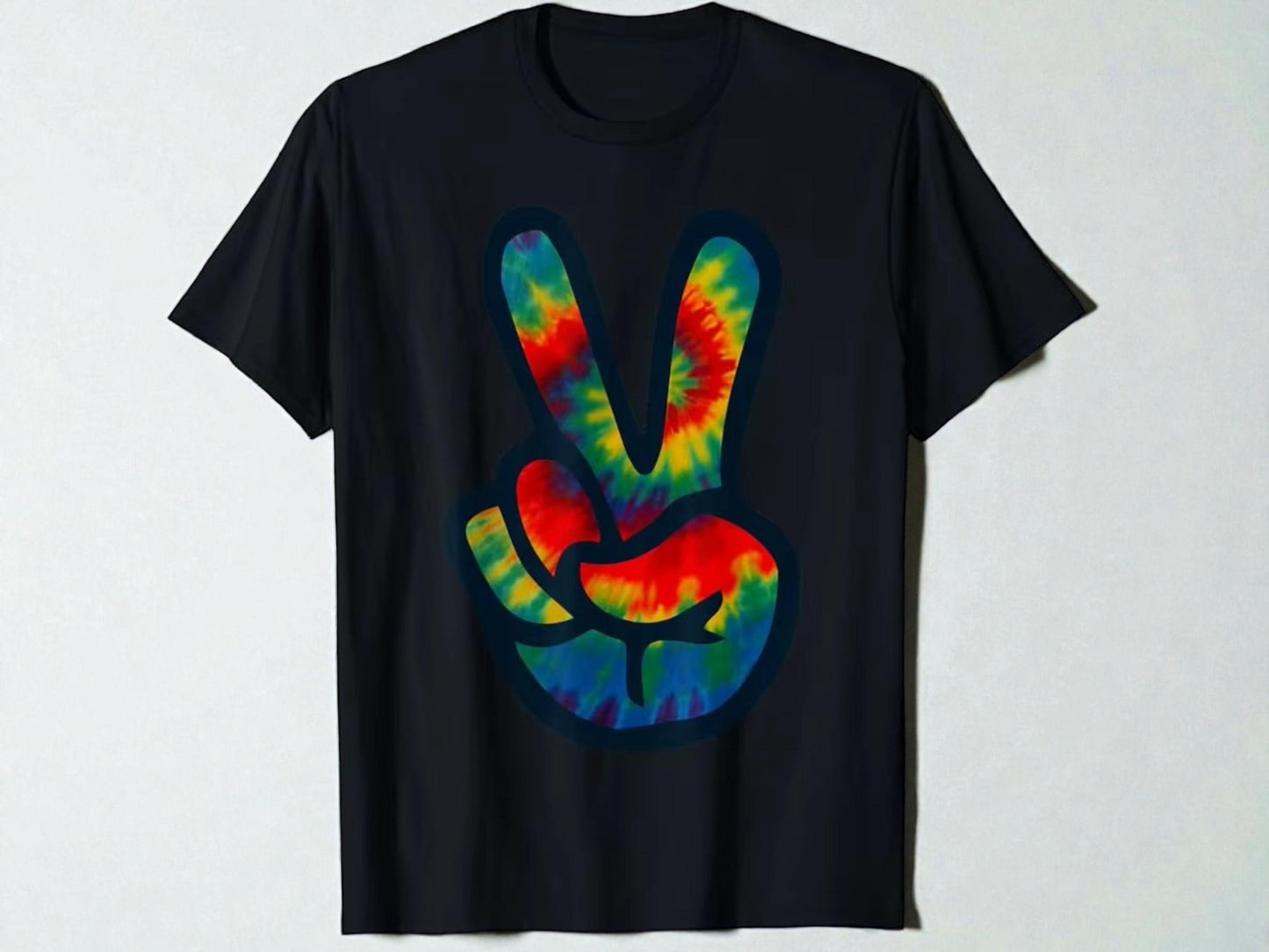 Love & Peace Graphic Tee | Unisex Hippie Art Shirt
