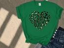 Leopard Heart Graphic Tee | Women's Valentine's Day Shirt JuChachaShop