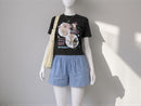 Women's Kawaii Kitten Graphic Tee | Pastel Cat Lover Casual Top JuChachaShop