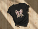 Women's Leopard Bow Graphic Tee | Soft Casual Top JuChachaShop