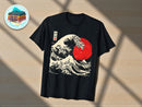 Ocean Wave Graphic Tee | Women's Cotton T-Shirt JuChachaShop