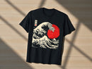 Ocean Wave Graphic Tee | Women's Cotton T-Shirt JuChachaShop