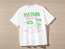 Matcha Lovers Club Graphic Tee | Oversized Cotton Casual Shirt JuChachaShop
