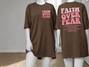Faith Over Fear Christian T-Shirt | Bible Verse Graphic Tee | Relaxed Streetwear Style JuChachaShop