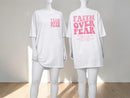 Faith Over Fear Christian T-Shirt | Bible Verse Graphic Tee | Relaxed Streetwear Style JuChachaShop