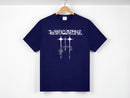 Oversized Gothic Line Art T Shirt | Streetwear, Grunge Tee JuChachaShop