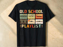 Classic Cassette Tape Shirt | Old School Playlist Graphic Tee | Retro Music Lover Apparel JuChachaShop