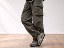 Men's Lightweight Nylon Cargo Pants | Relaxed Wide Leg Hiking Streetwear JuChachaShop