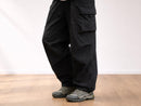Men's Lightweight Nylon Cargo Pants | Relaxed Wide Leg Hiking Streetwear JuChachaShop