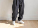 Men's Pinstripe Loose Fit Pants | Elastic Drawstring Trousers | Streetwear Style JuChachaShop
