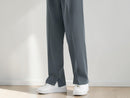 Men's Relaxed Straight Fit Casual Pants | Elastic Waist, Breathable Fabric JuChachaShop