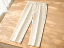 Men's Relaxed Straight Fit Casual Pants | Elastic Waist, Breathable Fabric JuChachaShop