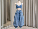 Women's High Waist Wide Leg Denim Jeans | Baggy Loose Fit Streetwear Trousers JuChachaShop