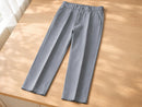 Men's Relaxed Straight Fit Casual Pants | Elastic Waist, Breathable Fabric JuChachaShop