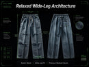 Men's Baggy Wide-Leg Cargo Jeans | Streetwear Denim Pants JuChachaShop