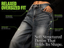 Y2K Baggy Wide Leg Jeans: Vintage Wash Denim, Korean Streetwear JuChachaShop