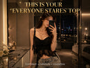 Lace Corset Cami Top: Korean Fashion Ruched Peplum Camisole JuChachaShop