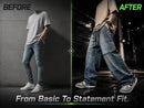 Men's Baggy Wide-Leg Cargo Jeans | Streetwear Denim Pants JuChachaShop