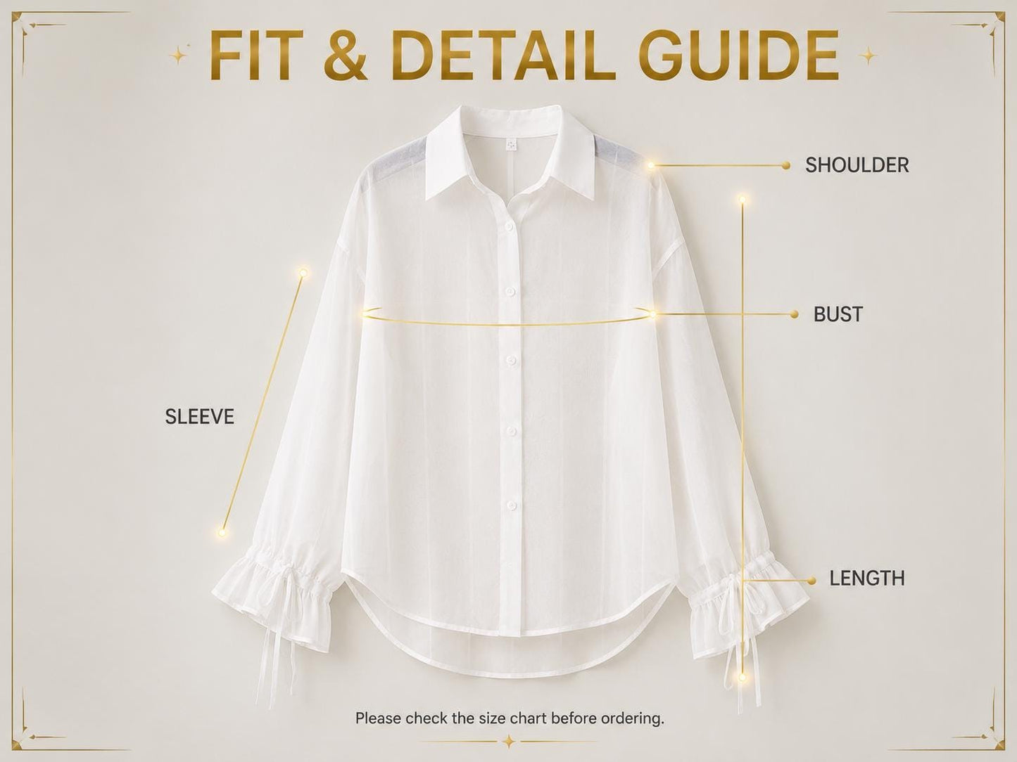 Sheer Chiffon Button Down Cover Up Shirt: Lightweight Long Sleeve Summer Beach Cardigan Blouse