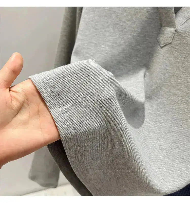 Korean Basic Slim V-Neck Long Sleeve T-Shirt for Women JuChachaShop