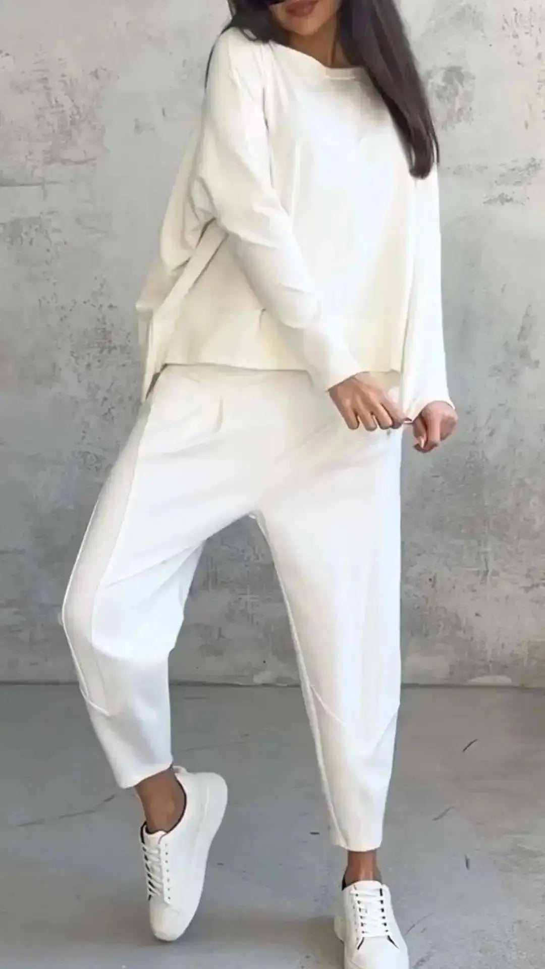 Long Sleeve Tracksuit Set – Women's Casual Loose Two Piece Outfit JuChachaShop