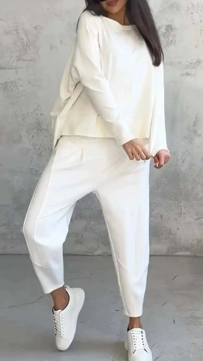 Long Sleeve Tracksuit Set – Women's Casual Loose Two Piece Outfit JuChachaShop
