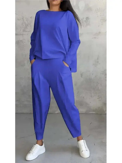 Long Sleeve Tracksuit Set – Women's Casual Loose Two Piece Outfit JuChachaShop