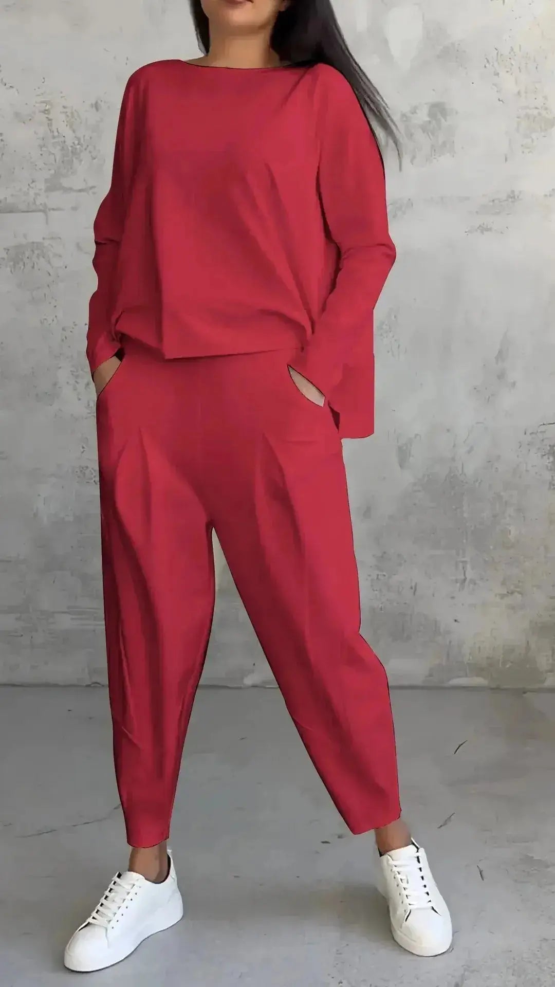 Long Sleeve Tracksuit Set – Women's Casual Loose Two Piece Outfit JuChachaShop