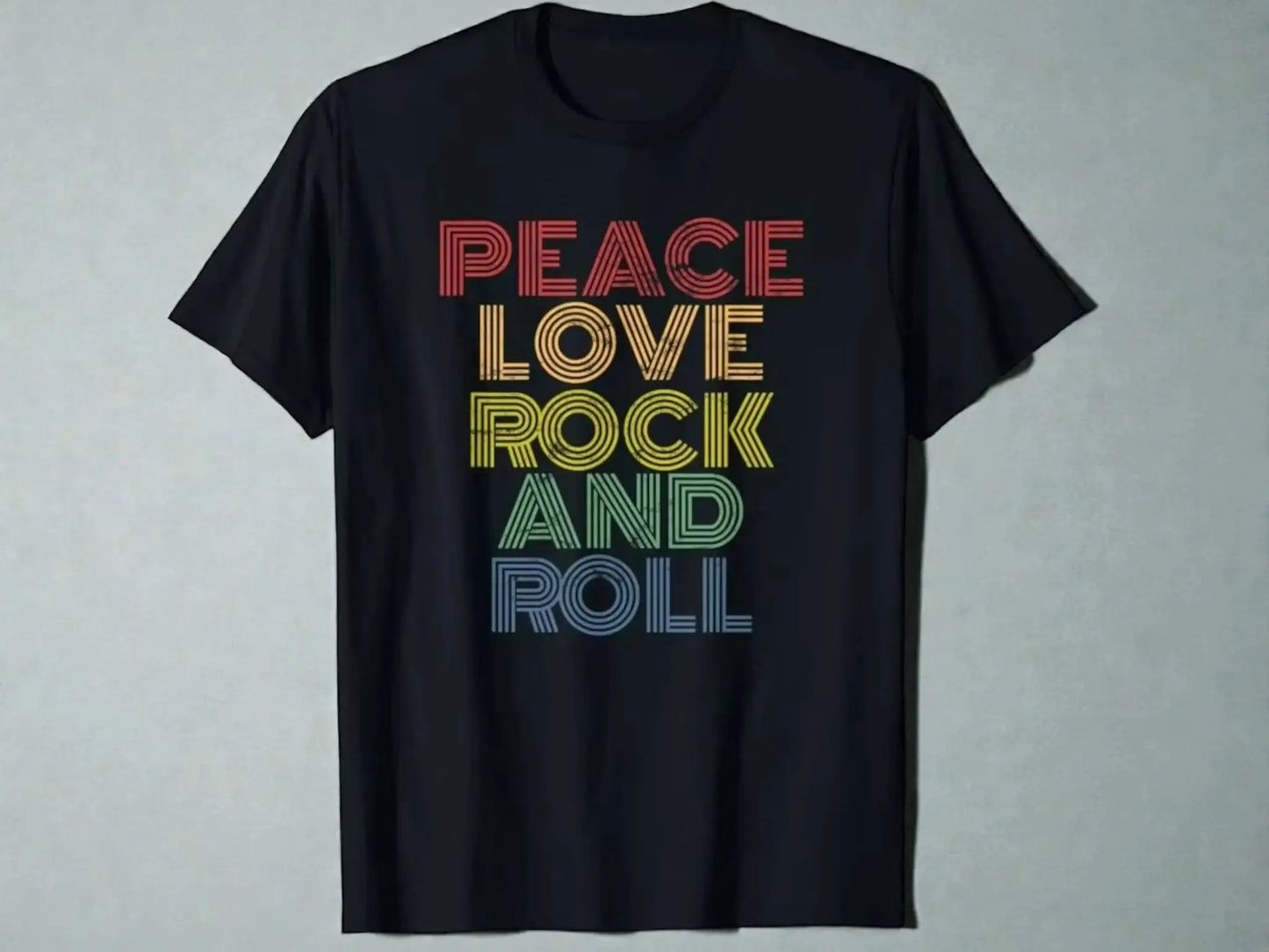 Love & Peace Graphic Tee | Unisex Hippie Art Shirt JuChachaShop