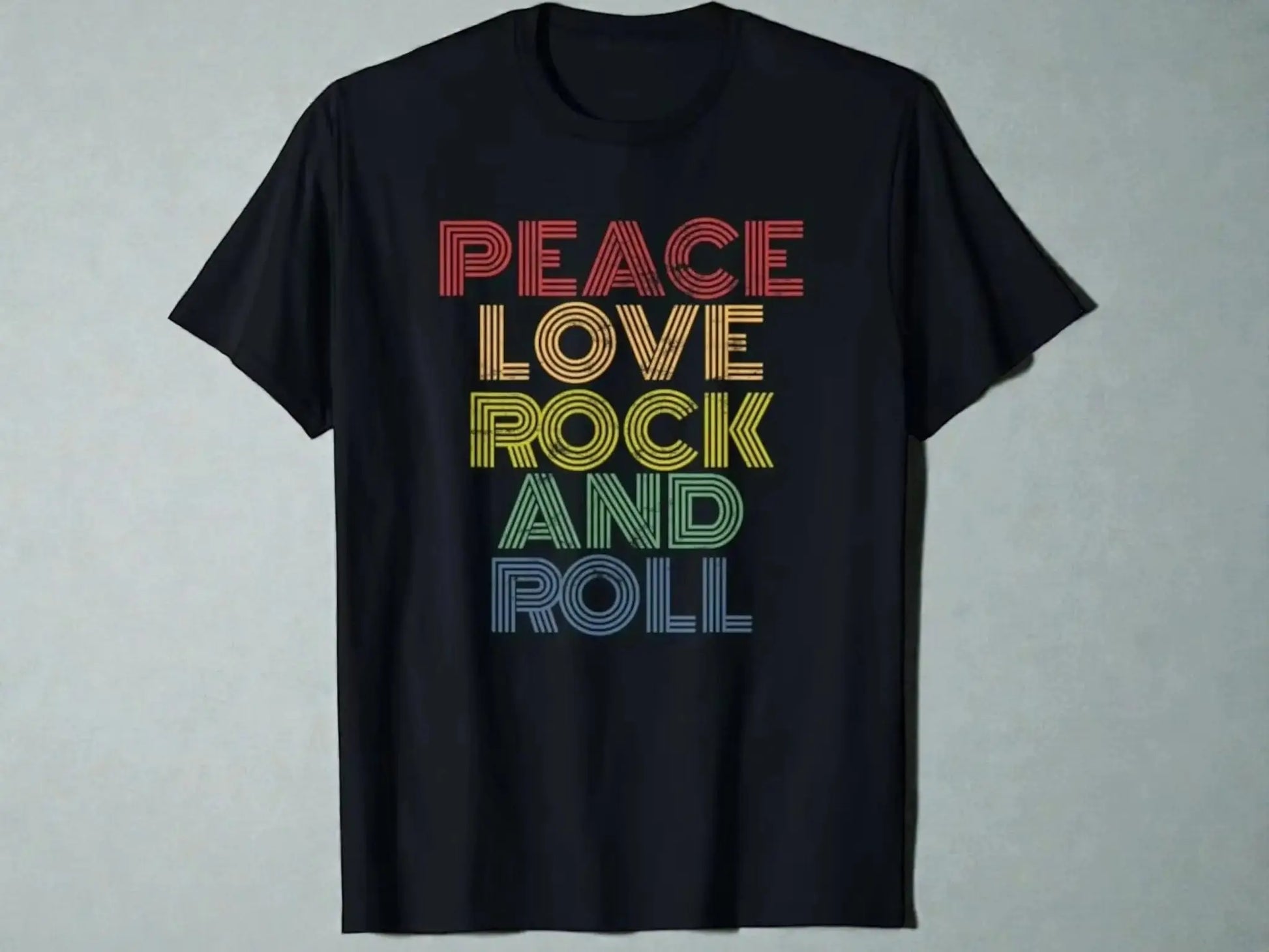 Love & Peace Graphic Tee | Unisex Hippie Art Shirt JuChachaShop