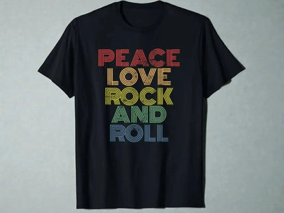 Love & Peace Graphic Tee | Unisex Hippie Art Shirt JuChachaShop