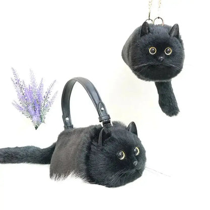 Luxury Women’s Handbag – Cute Cat Tote & Crossbody Bag Potaha