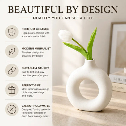 Modern Decorative Vase for Stylish Nordic Living JuChachaShop