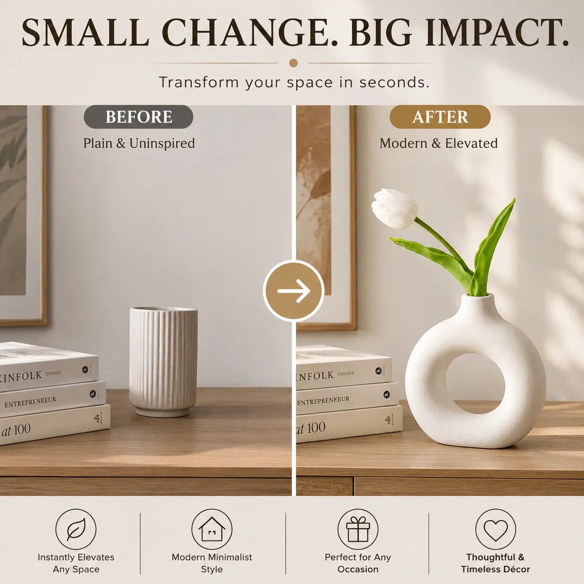 Modern Decorative Vase for Stylish Nordic Living JuChachaShop