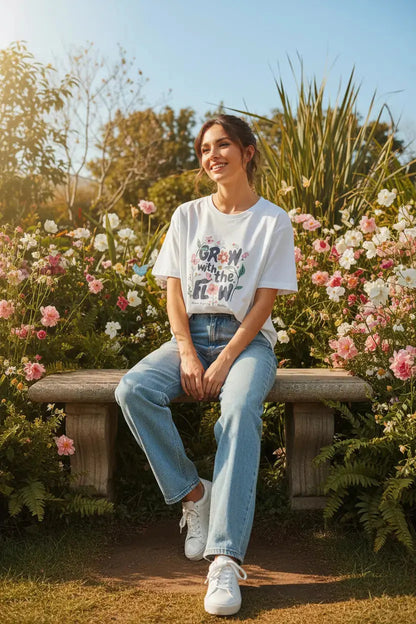 Modelo Grow with the Flow branca jardim