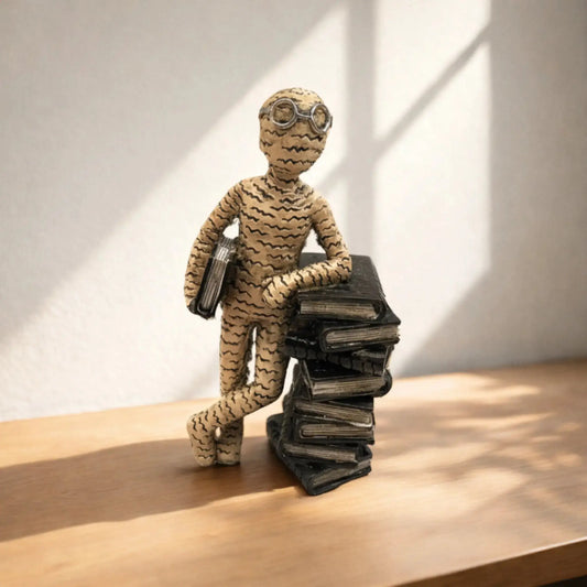 Artistic Reader Statue Decor for Modern Living Spaces JuChachaShop