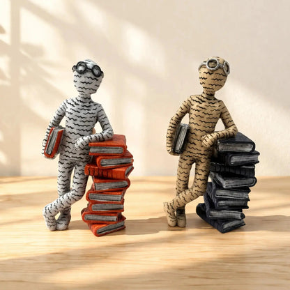 Artistic Reader Statue Decor for Modern Living Spaces JuChachaShop