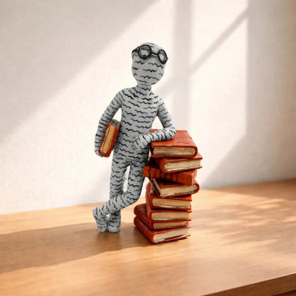 Artistic Reader Statue Decor for Modern Living Spaces JuChachaShop