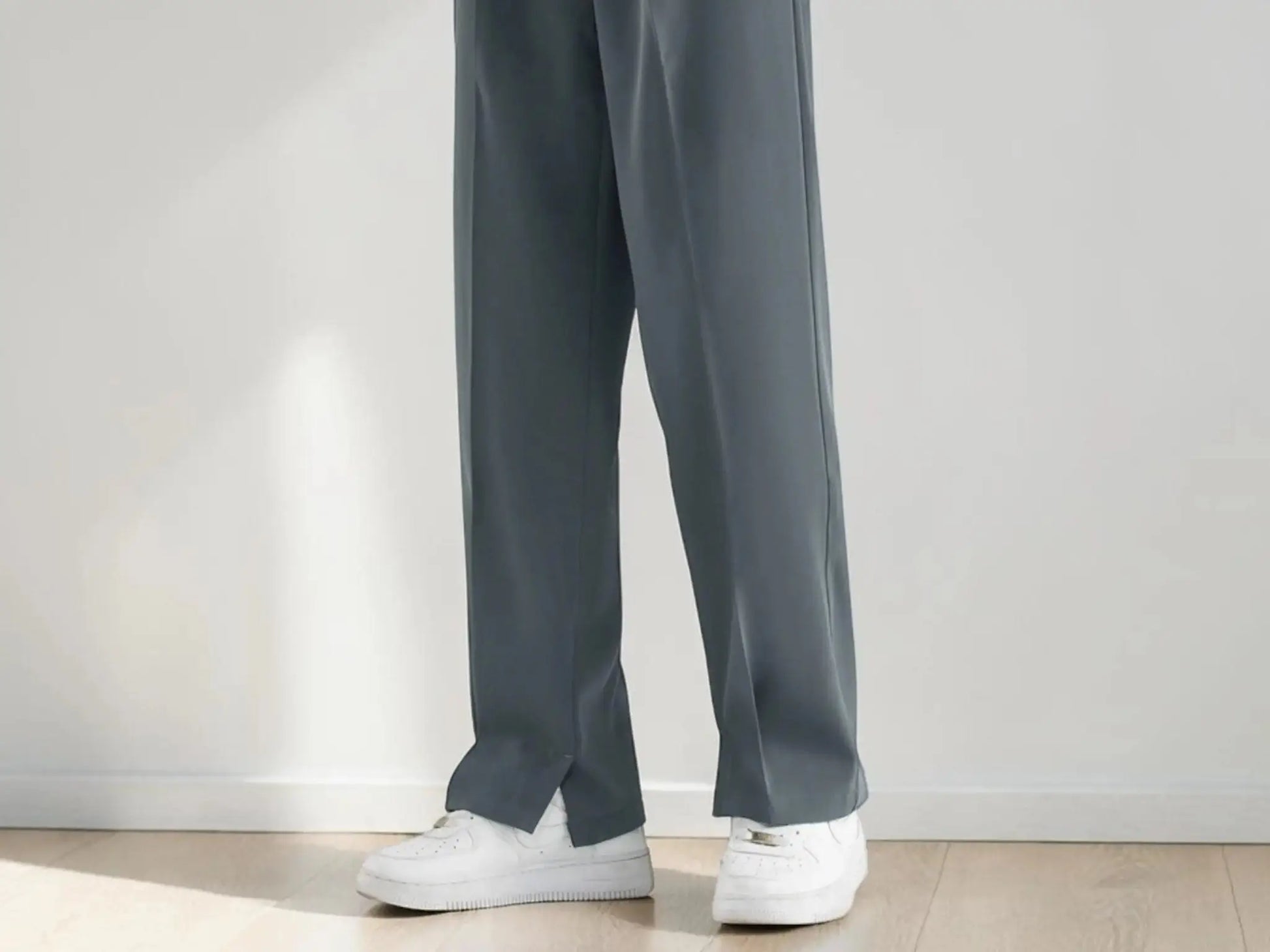 Unisex Wide Leg Streetwear Pants – Relaxed Fit Drawstring Trousers JuChachaShop