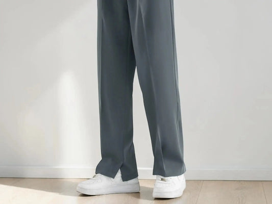 Unisex Wide Leg Streetwear Pants – Relaxed Fit Drawstring Trousers JuChachaShop